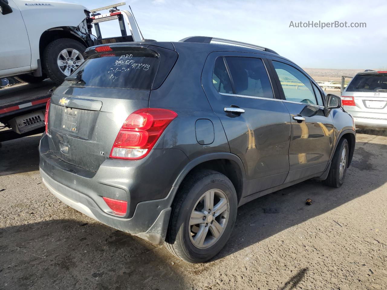 2019 Chevrolet Trax 1lt Угольный vin: 3GNCJPSB7KL391534