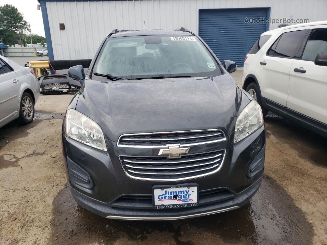 2016 Chevrolet Trax 1lt Gray vin: 3GNCJPSB8GL267229