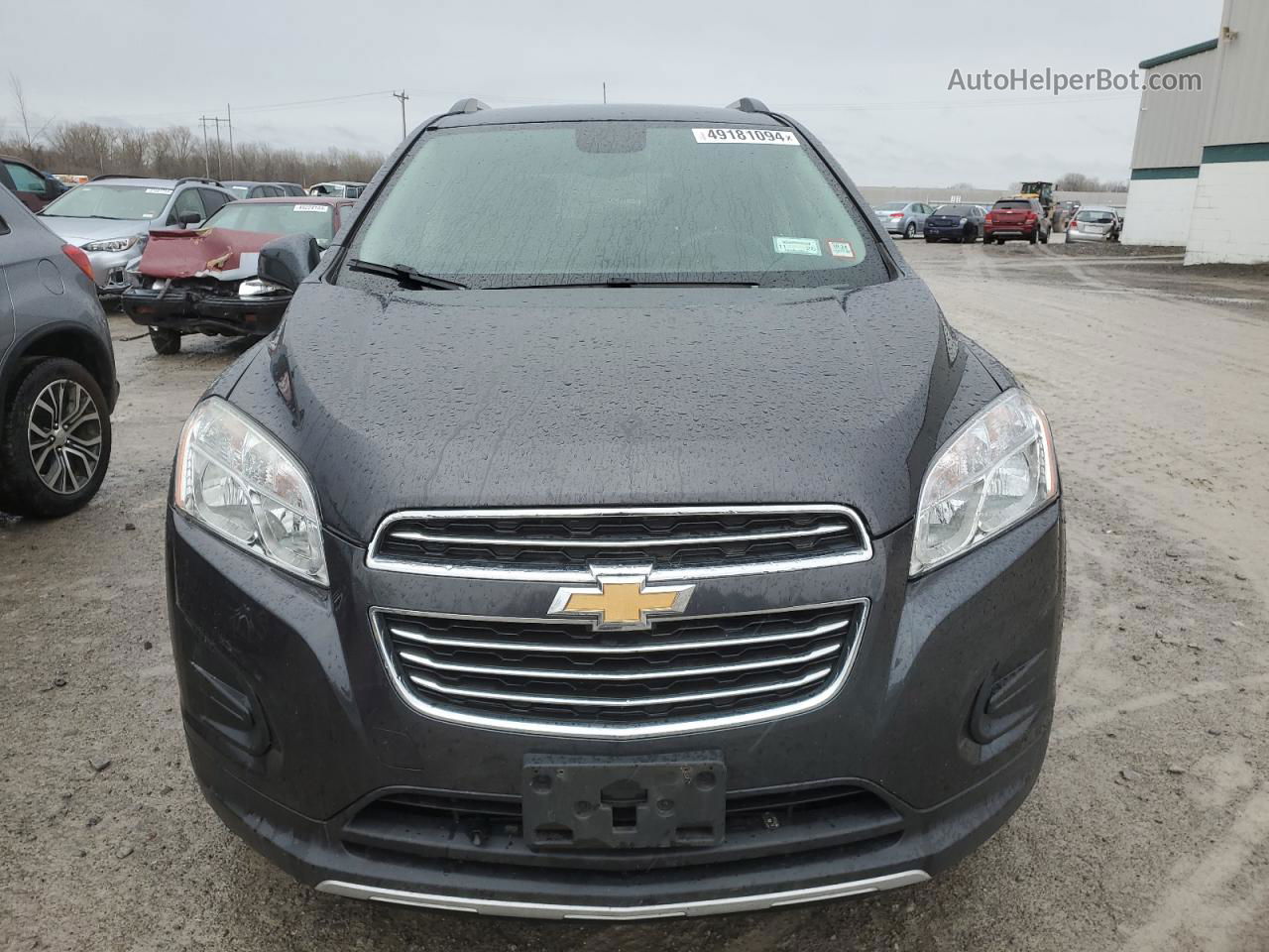 2016 Chevrolet Trax 1lt Gray vin: 3GNCJPSB8GL271572