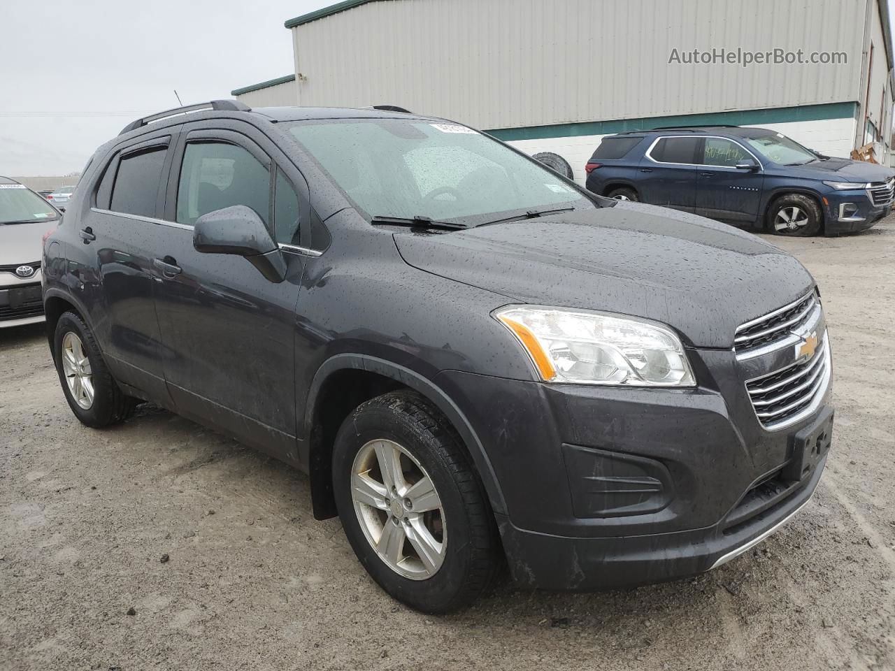 2016 Chevrolet Trax 1lt Gray vin: 3GNCJPSB8GL271572