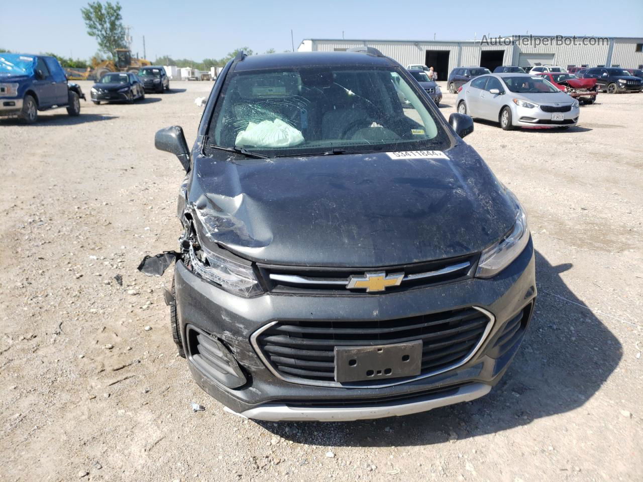 2019 Chevrolet Trax 1lt Charcoal vin: 3GNCJPSB9KL386142