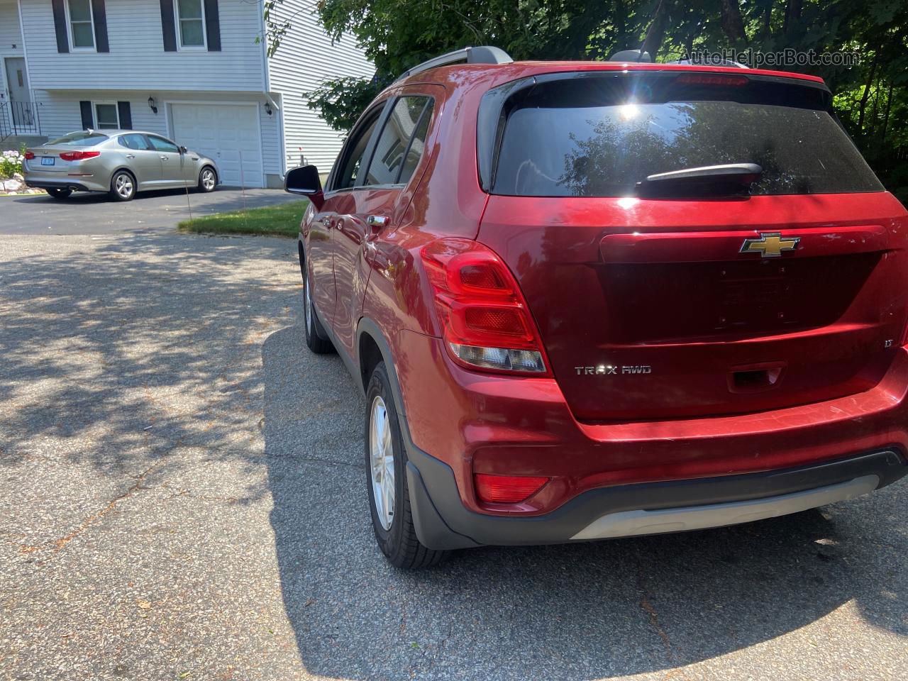 2019 Chevrolet Trax 1lt Red vin: 3GNCJPSB9KL405191