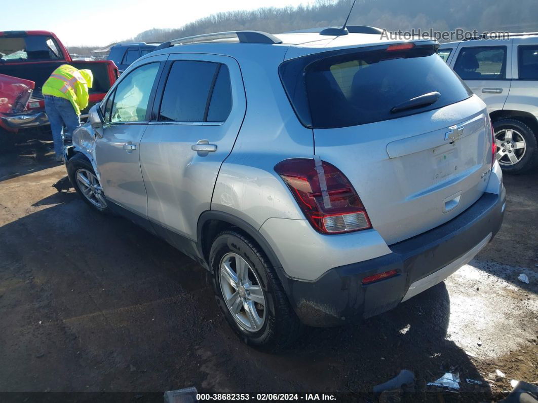 2016 Chevrolet Trax Lt Silver vin: 3GNCJPSBXGL275283