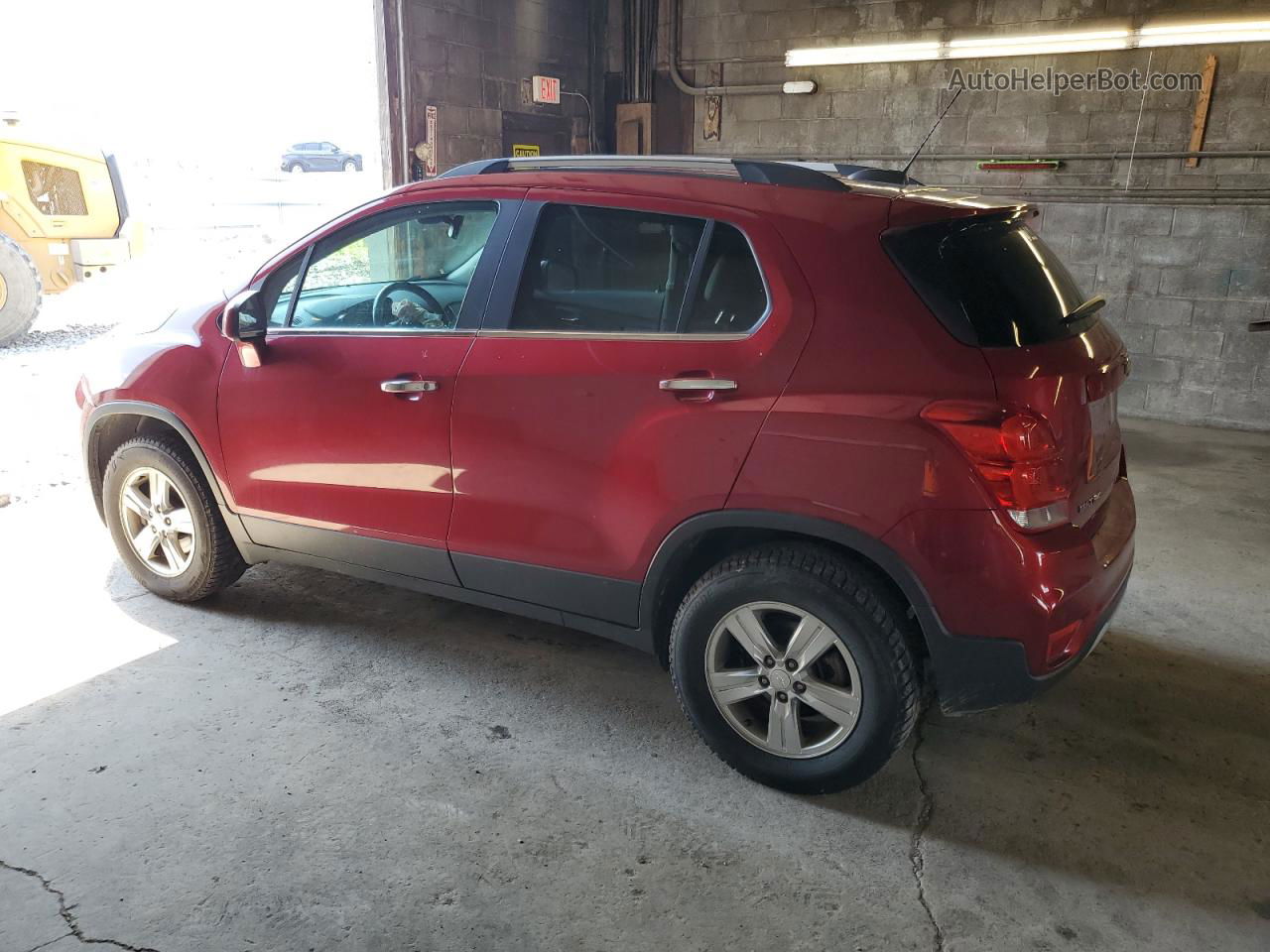 2019 Chevrolet Trax 1lt Burgundy vin: 3GNCJPSBXKL299561