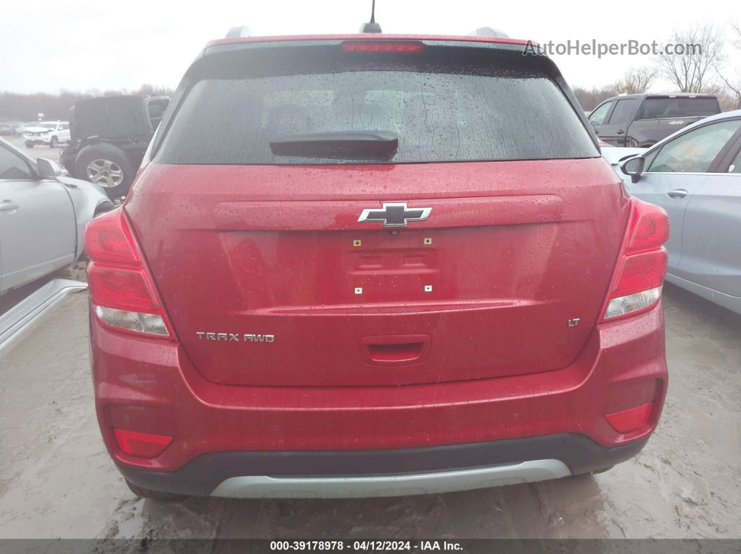 2019 Chevrolet Trax Lt Red vin: 3GNCJPSBXKL398610