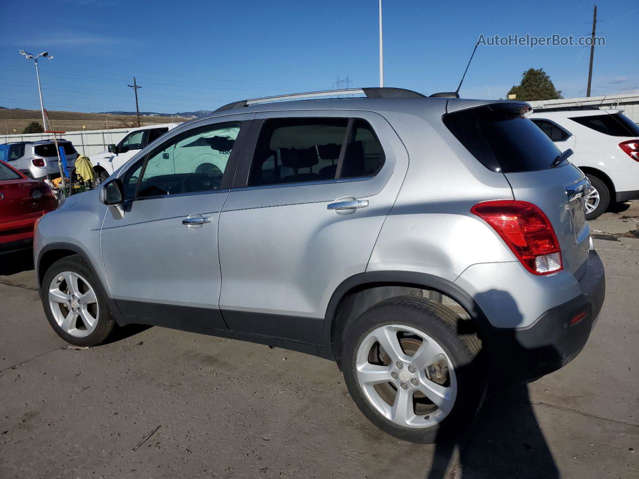 2016 Chevrolet Trax Ltz Серебряный vin: 3GNCJRSB0GL189492