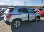 2016 Chevrolet Trax Ltz Silver vin: 3GNCJRSB0GL189492