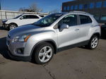 2016 Chevrolet Trax Ltz Silver vin: 3GNCJRSB0GL189492