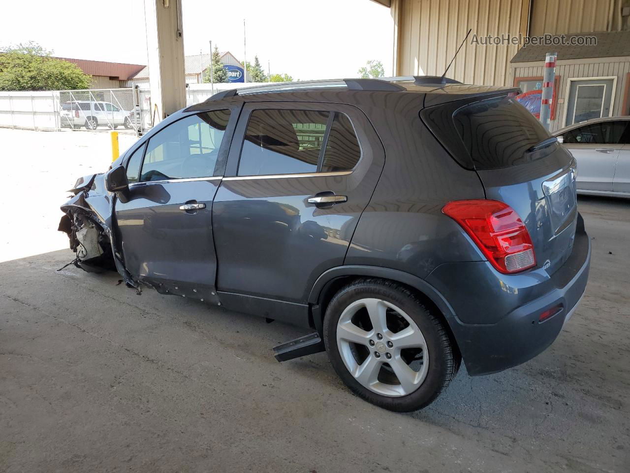 2016 Chevrolet Trax Ltz Charcoal vin: 3GNCJRSB0GL245320