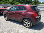 2016 Chevrolet Trax Ltz Burgundy vin: 3GNCJRSB4GL211865