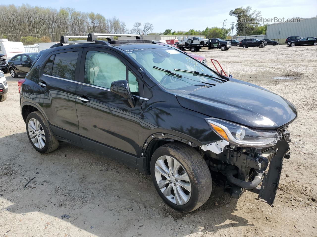 2019 Chevrolet Trax Premier Черный vin: 3GNCJRSB4KL294786