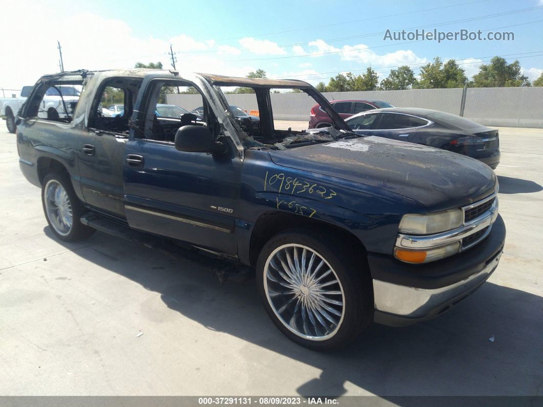 2000 Chevrolet Suburban Ls Blue vin: 3GNEC16T1YG176557