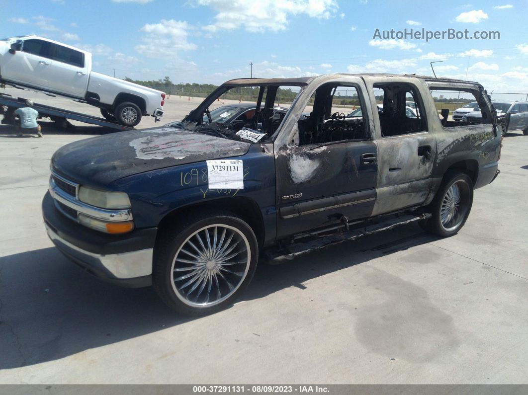 2000 Chevrolet Suburban Ls Blue vin: 3GNEC16T1YG176557