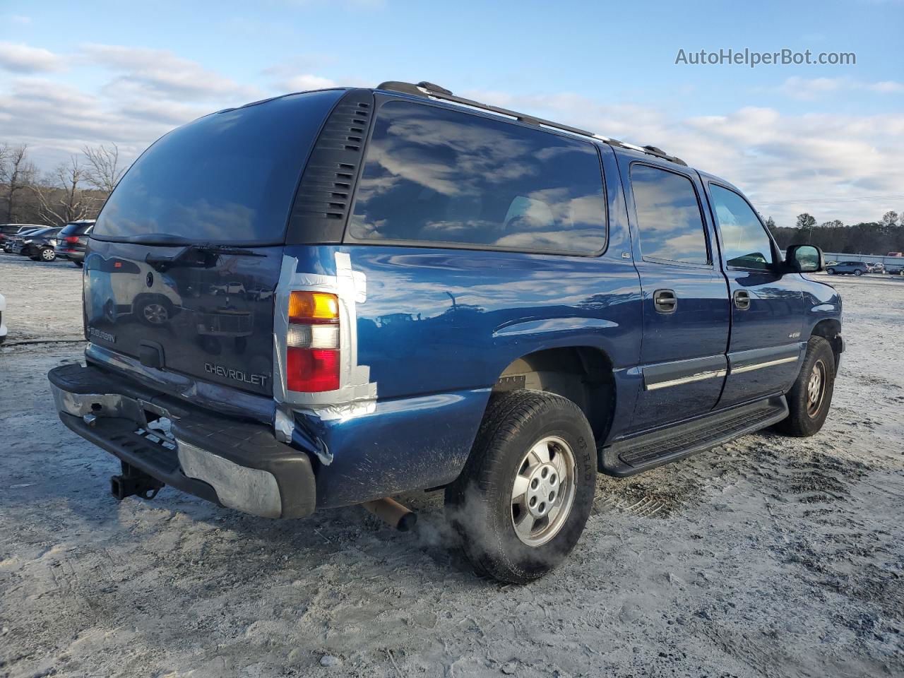 2000 Chevrolet Suburban C1500 Blue vin: 3GNEC16T2YG173960