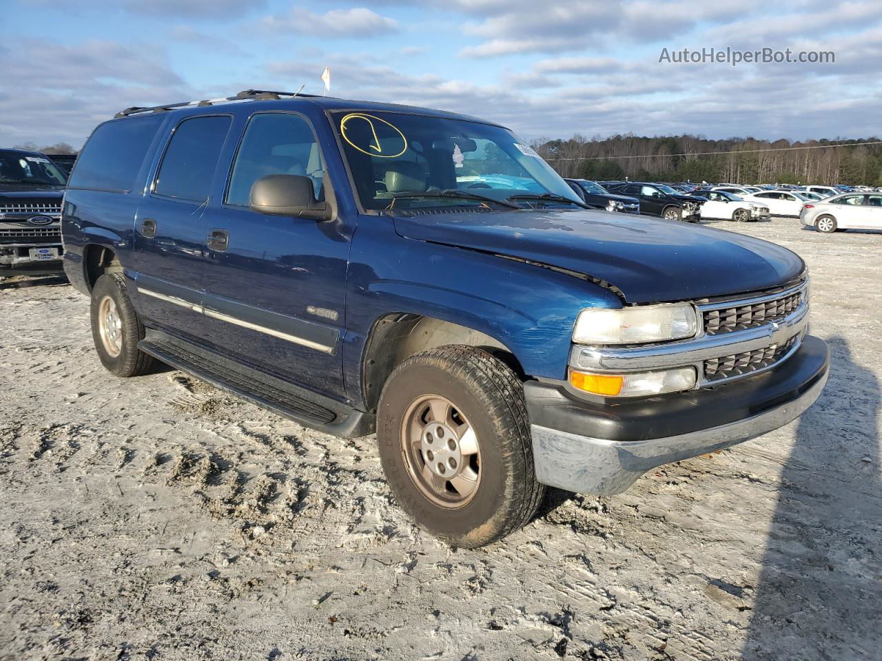 2000 Chevrolet Suburban C1500 Blue vin: 3GNEC16T2YG173960