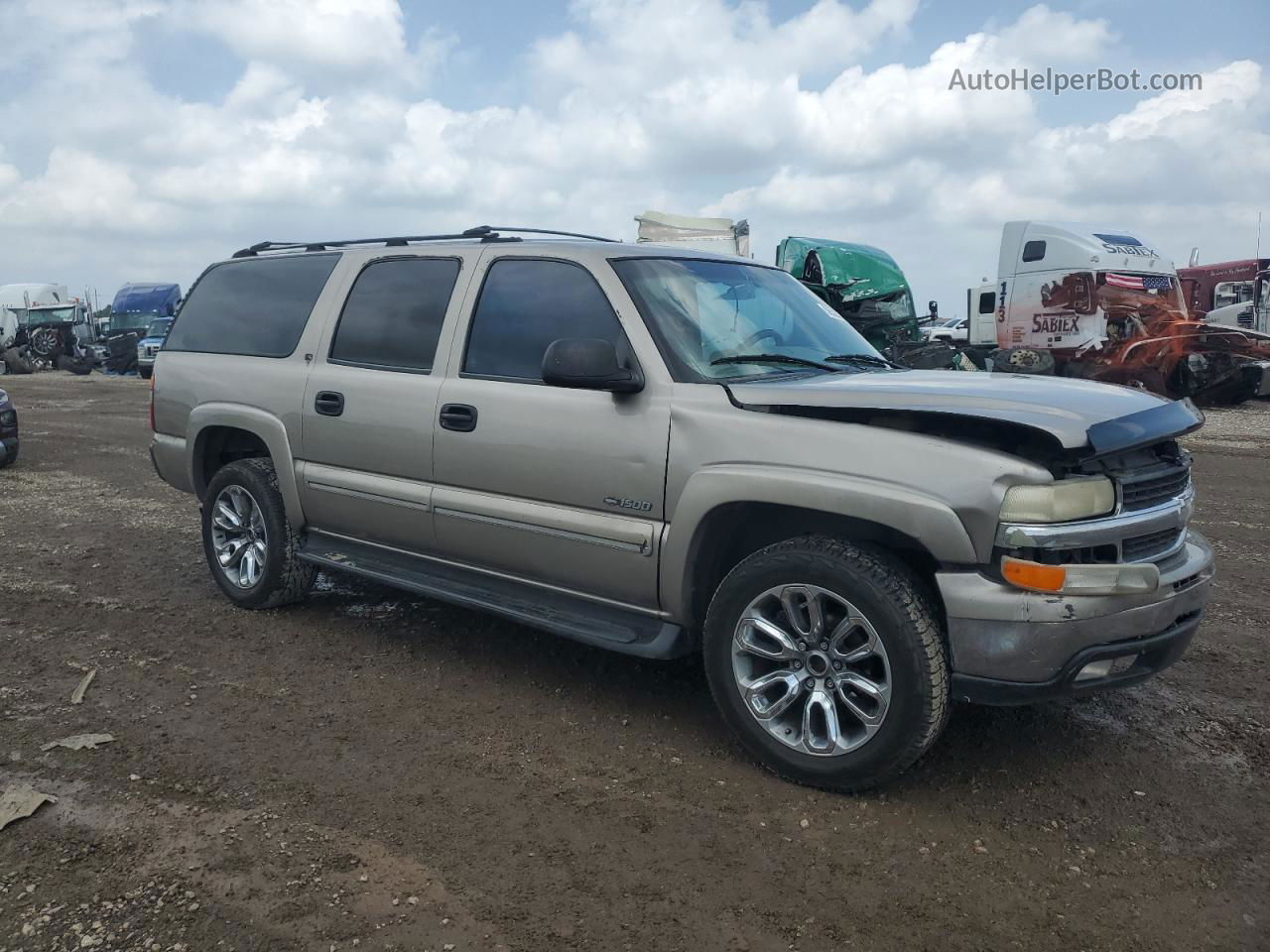 2000 Chevrolet Suburban C1500 Tan vin: 3GNEC16T5YG227624