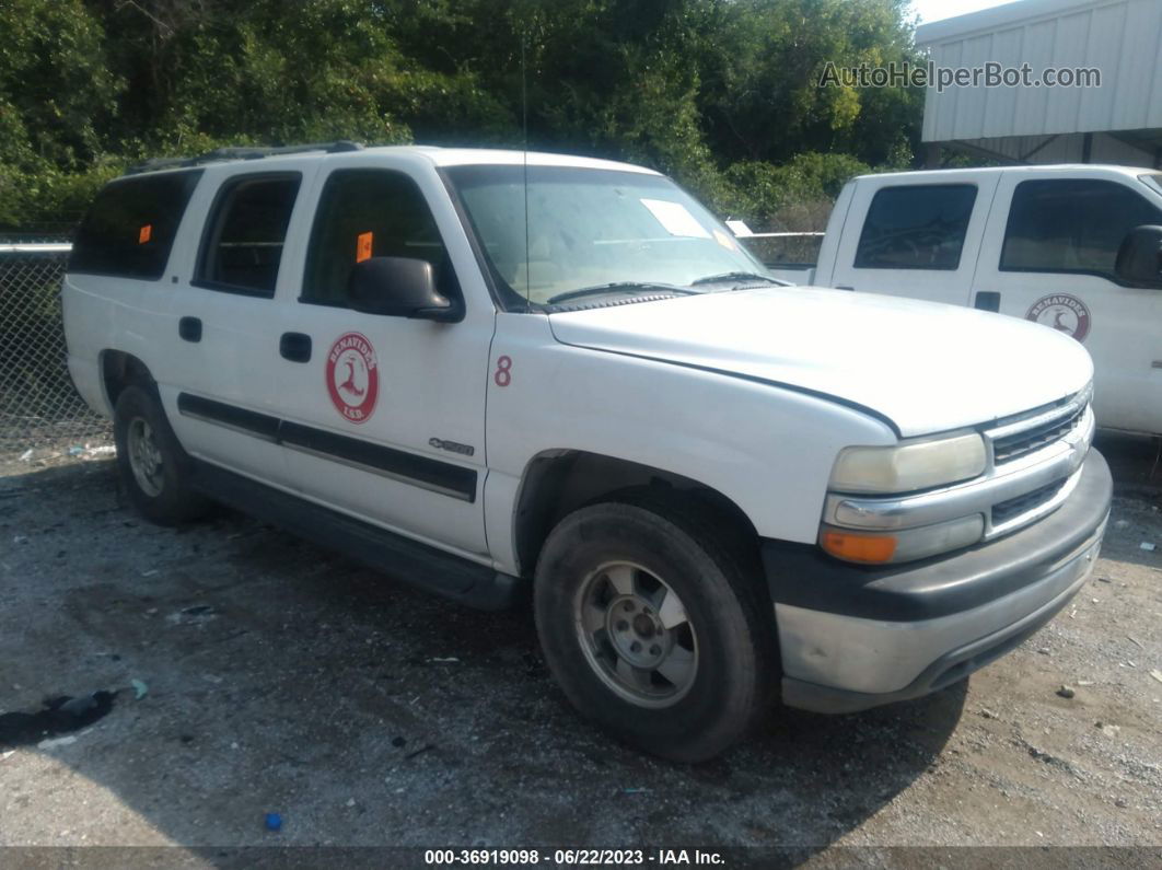 2000 Chevrolet Suburban Ls White vin: 3GNEC16T9YG222460