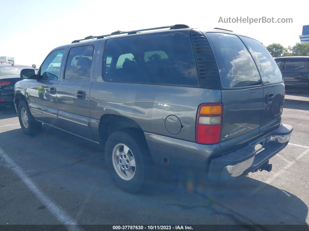 2000 Chevrolet Suburban Ls Gray vin: 3GNEC16TXYG206901