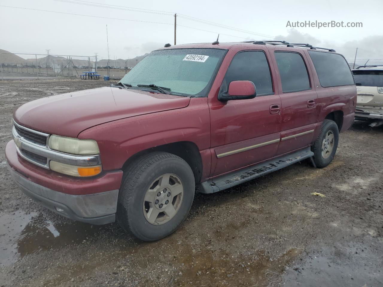 2005 Chevrolet Suburban C1500 Burgundy vin: 3GNEC16Z05G144621