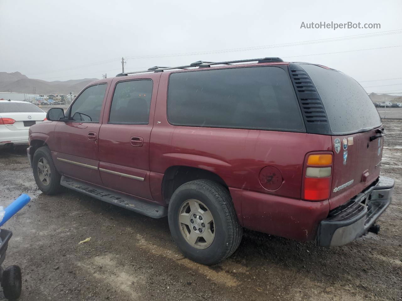 2005 Chevrolet Suburban C1500 Burgundy vin: 3GNEC16Z05G144621