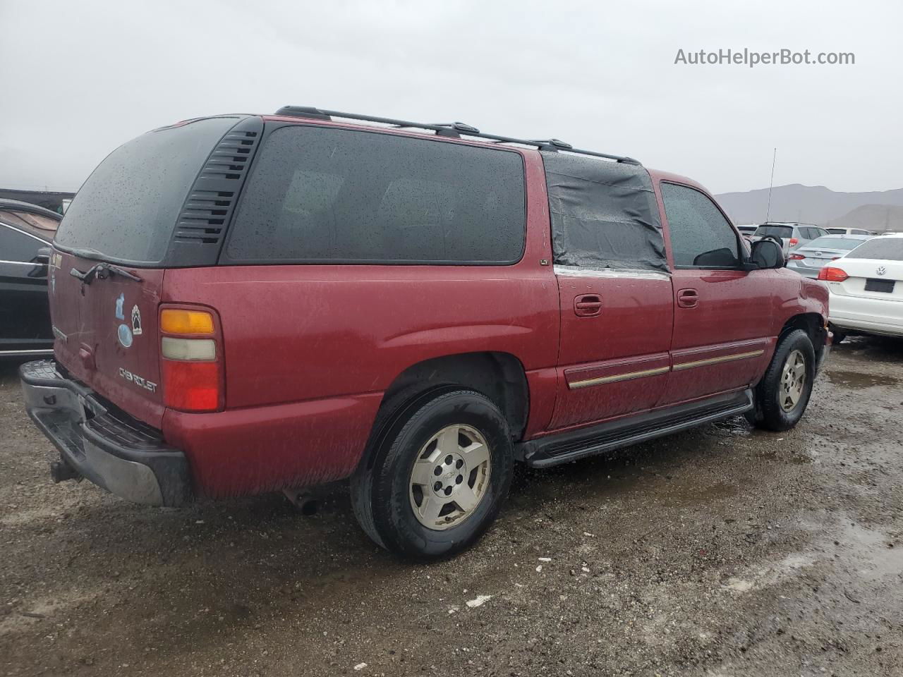 2005 Chevrolet Suburban C1500 Burgundy vin: 3GNEC16Z05G144621