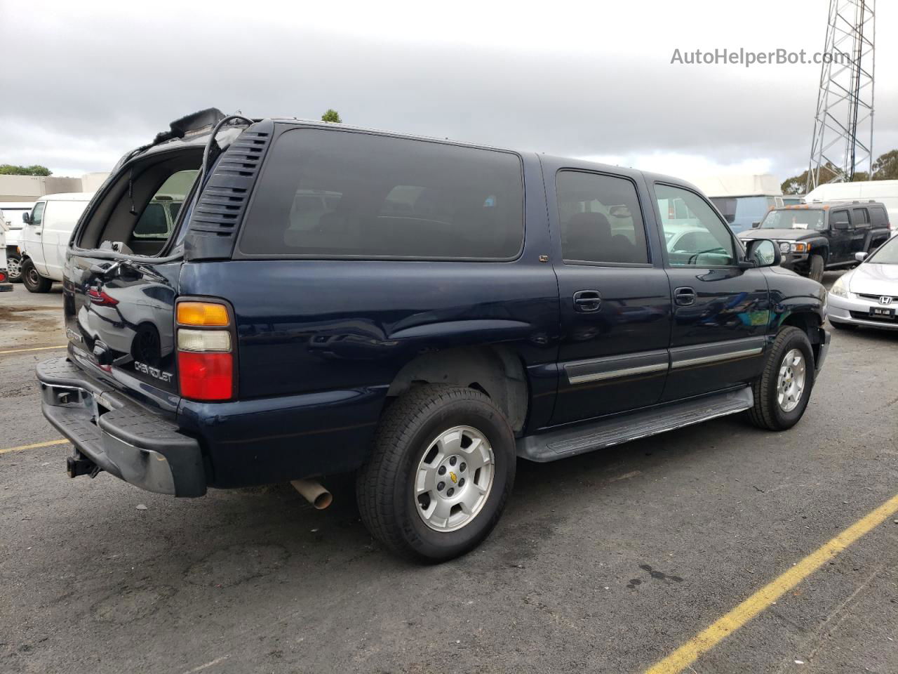 2005 Chevrolet Suburban C1500 Черный vin: 3GNEC16Z05G210262