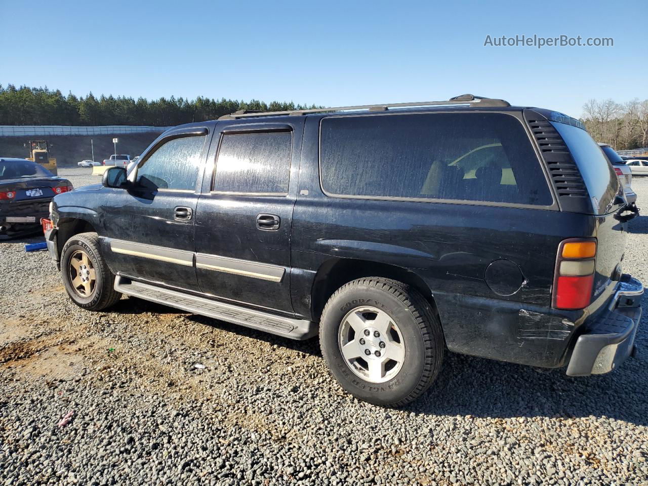 2005 Chevrolet Suburban C1500 Black vin: 3GNEC16Z15G233369