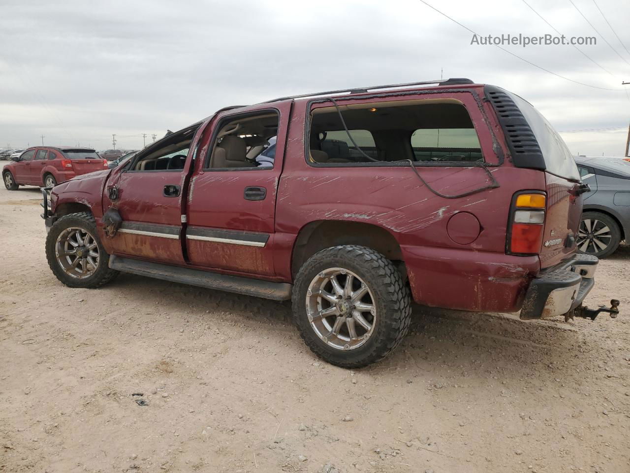 2005 Chevrolet Suburban C1500 Maroon vin: 3GNEC16Z25G108073