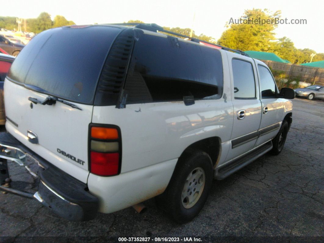 2005 Chevrolet Suburban Ls White vin: 3GNEC16Z25G123351