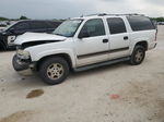 2005 Chevrolet Suburban C1500 White vin: 3GNEC16Z25G179273