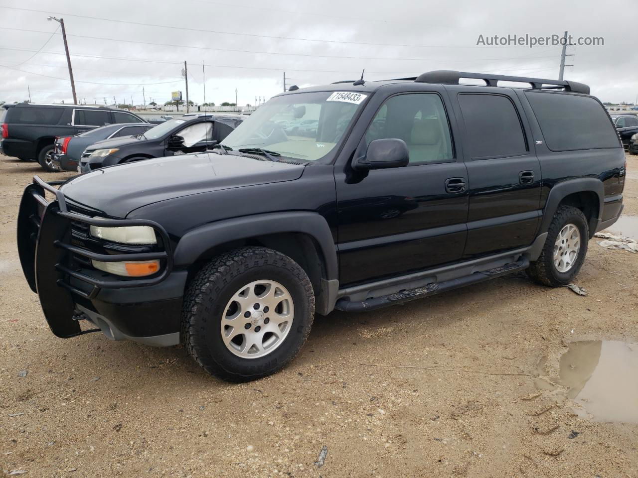 2005 Chevrolet Suburban C1500 Black vin: 3GNEC16Z25G243800