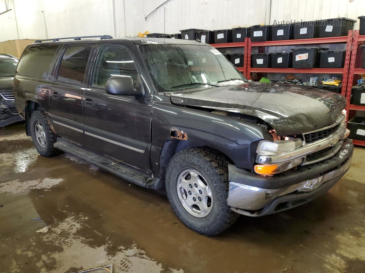 2005 Chevrolet Suburban C1500 Gray vin: 3GNEC16Z35G127960