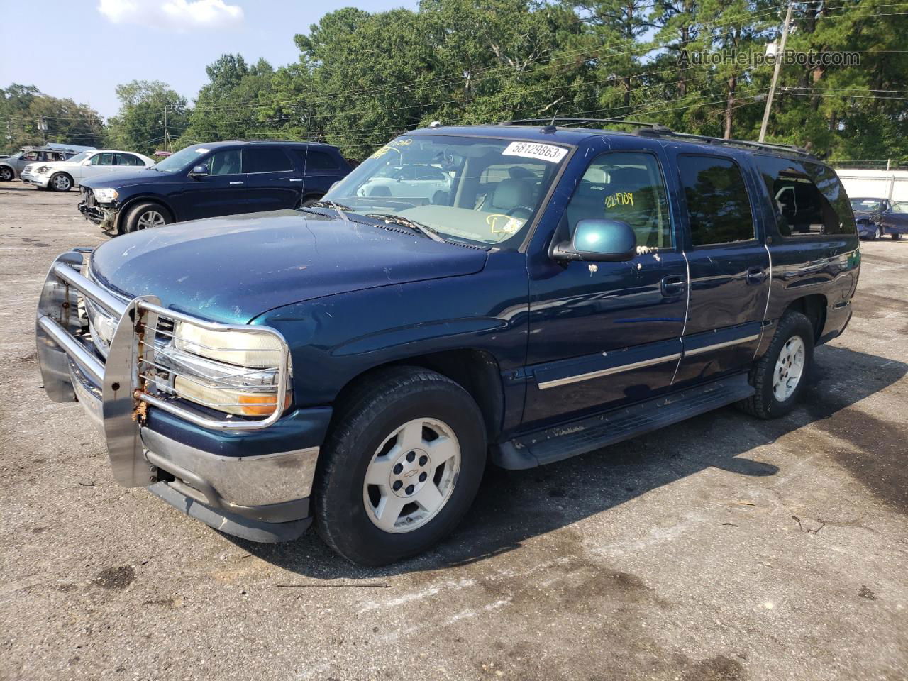 2005 Chevrolet Suburban C1500 Blue vin: 3GNEC16Z35G205797