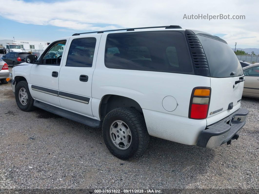 2005 Chevrolet Suburban Ls White vin: 3GNEC16Z45G203816