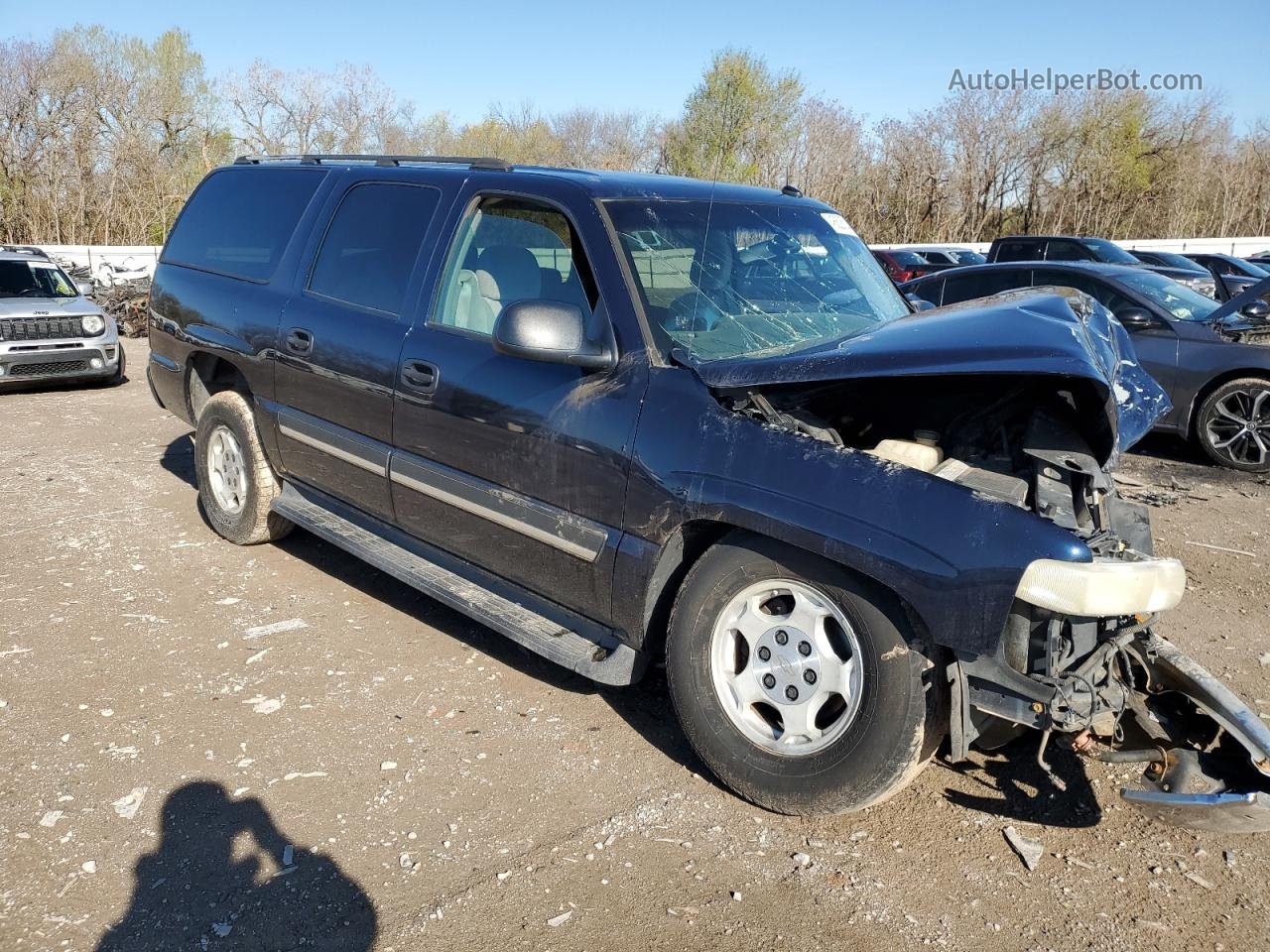 2005 Chevrolet Suburban C1500 Blue vin: 3GNEC16Z45G211625