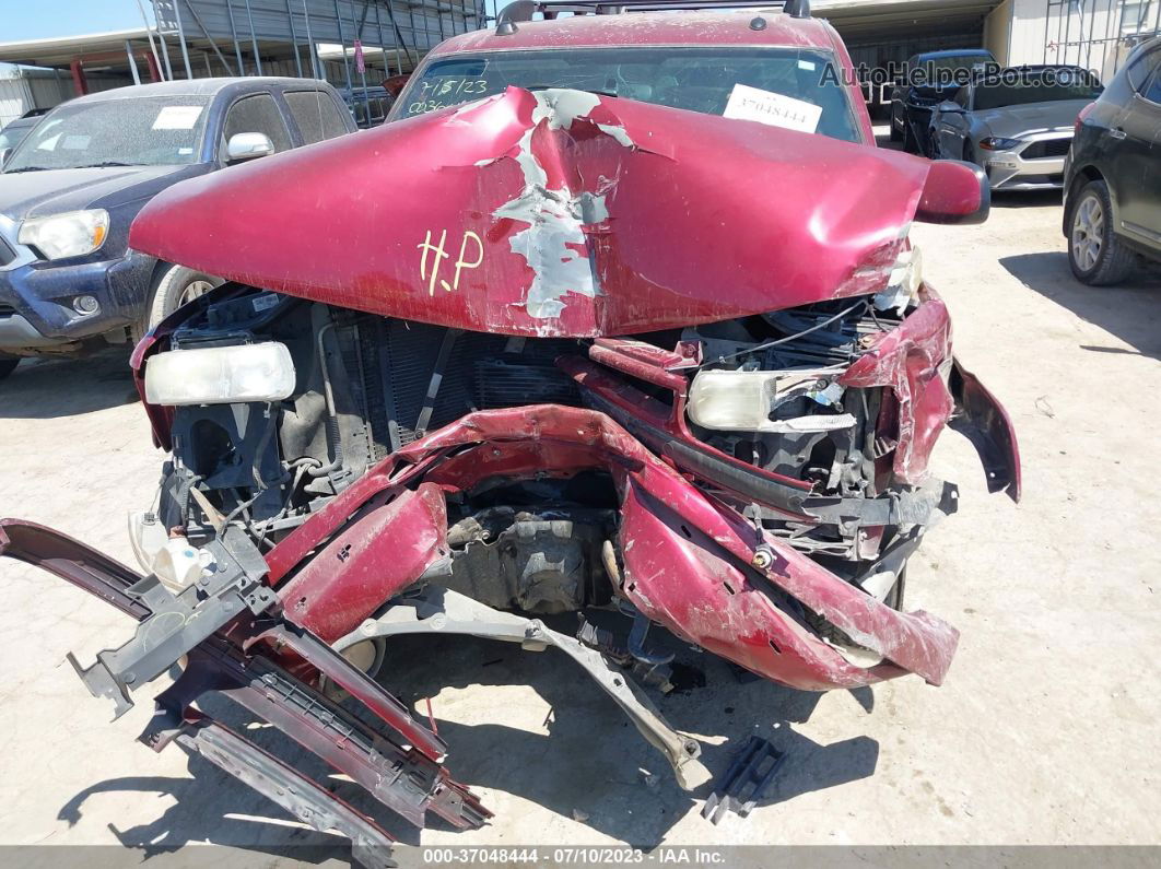 2005 Chevrolet Suburban Z71 Red vin: 3GNEC16Z45G256161