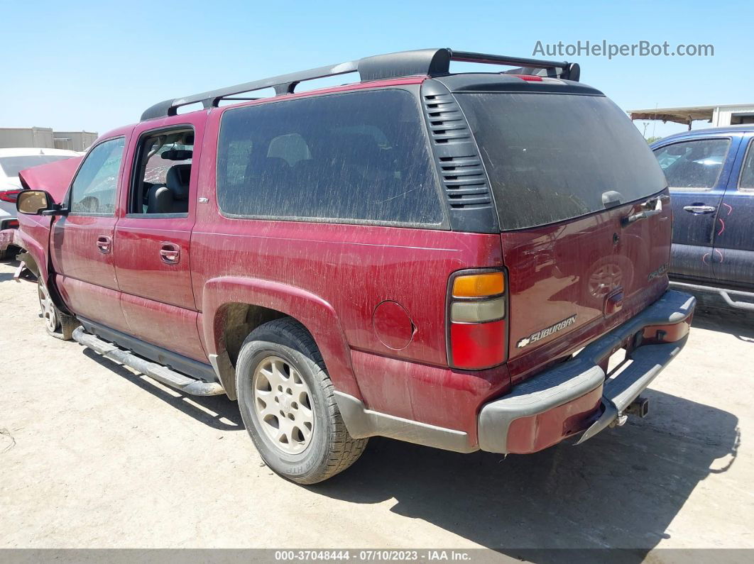 2005 Chevrolet Suburban Z71 Red vin: 3GNEC16Z45G256161