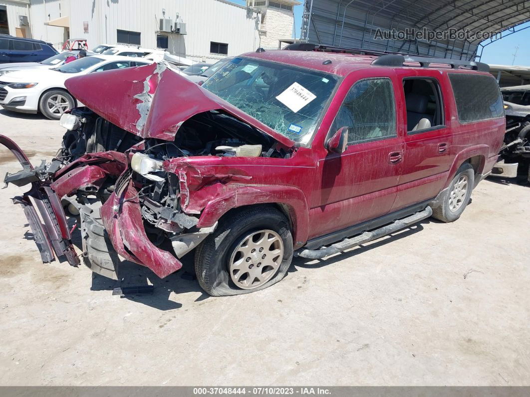 2005 Chevrolet Suburban Z71 Red vin: 3GNEC16Z45G256161