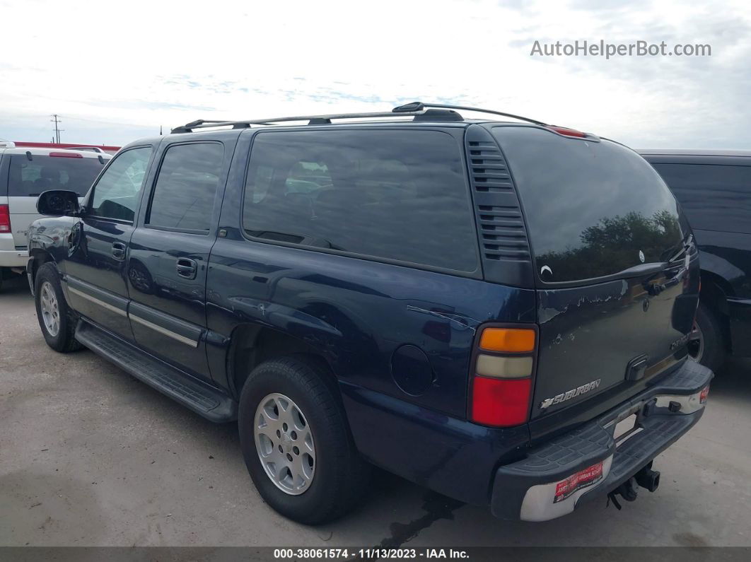 2005 Chevrolet Suburban Lt Dark Blue vin: 3GNEC16Z55G100551