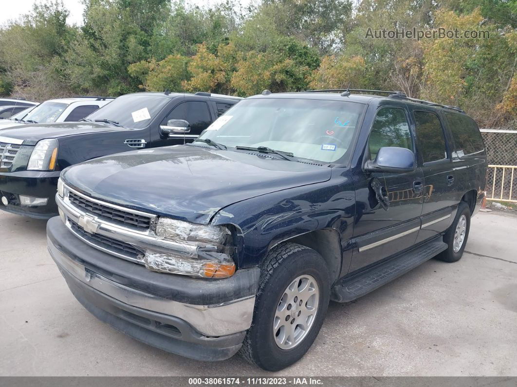 2005 Chevrolet Suburban Lt Dark Blue vin: 3GNEC16Z55G100551