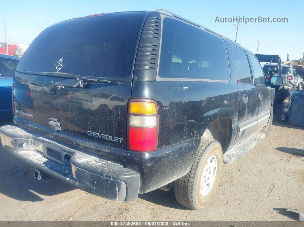 2005 Chevrolet Suburban Ls Black vin: 3GNEC16Z65G176781