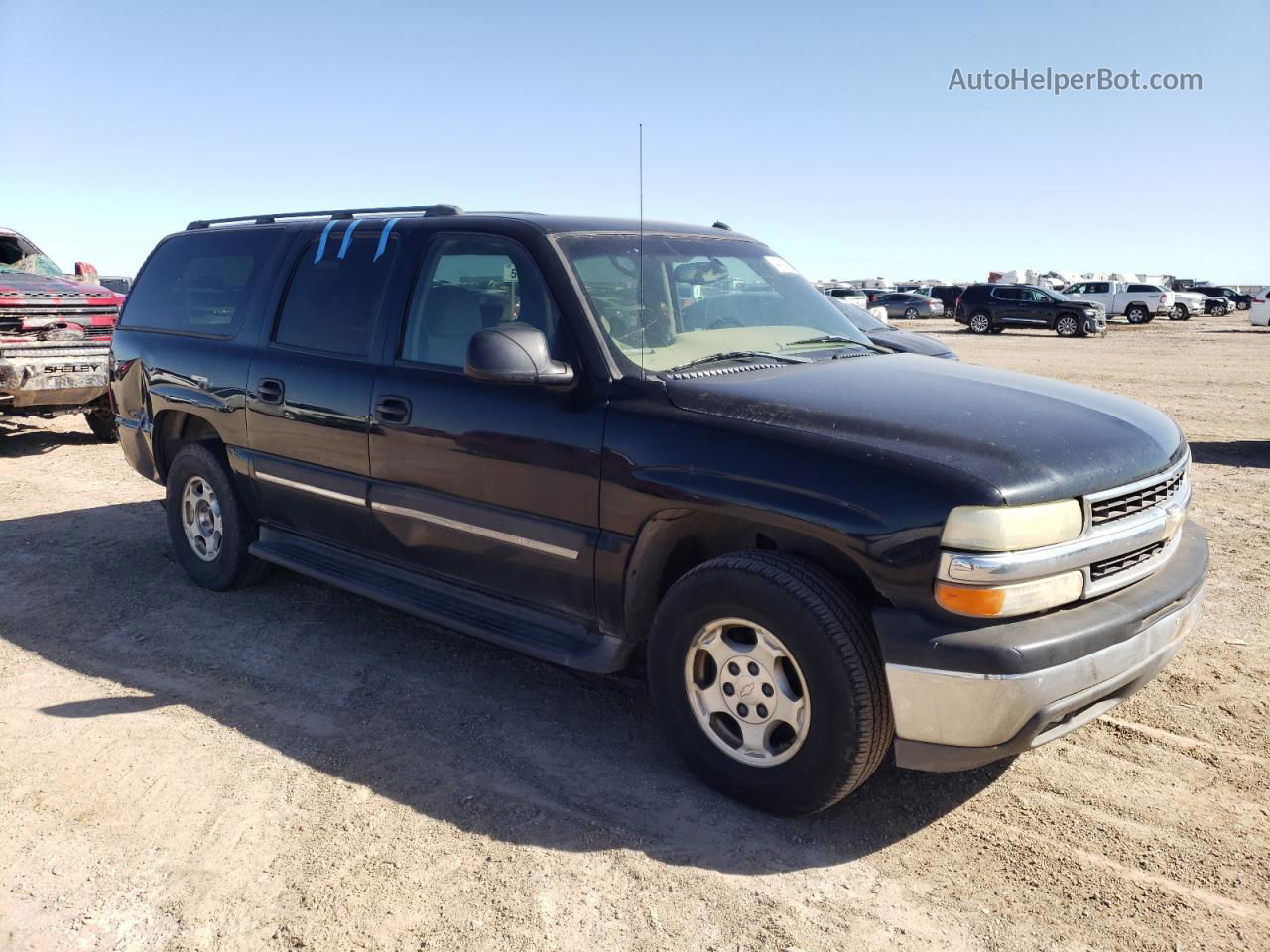 2005 Chevrolet Suburban C1500 Black vin: 3GNEC16Z65G189983