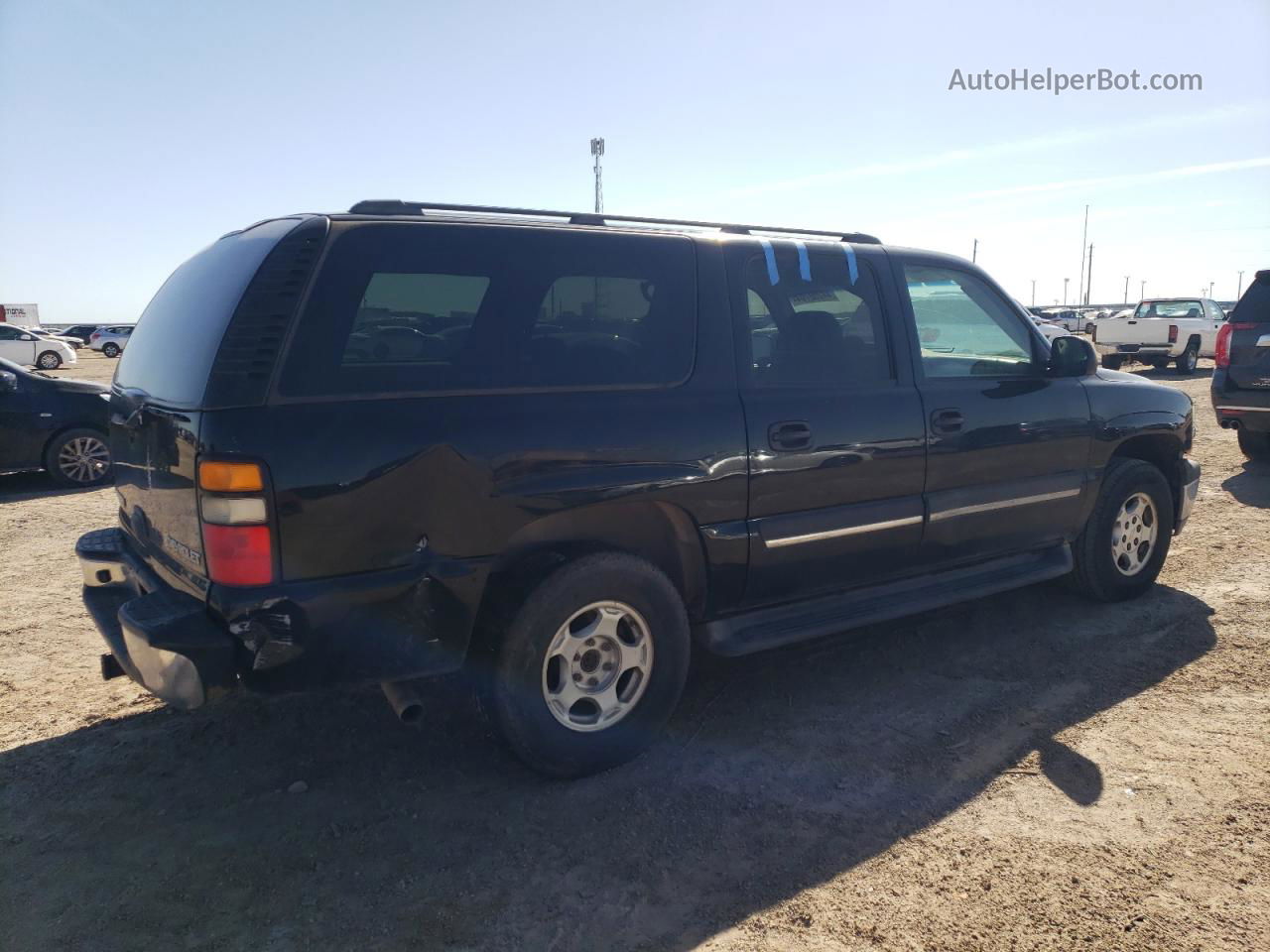 2005 Chevrolet Suburban C1500 Black vin: 3GNEC16Z65G189983