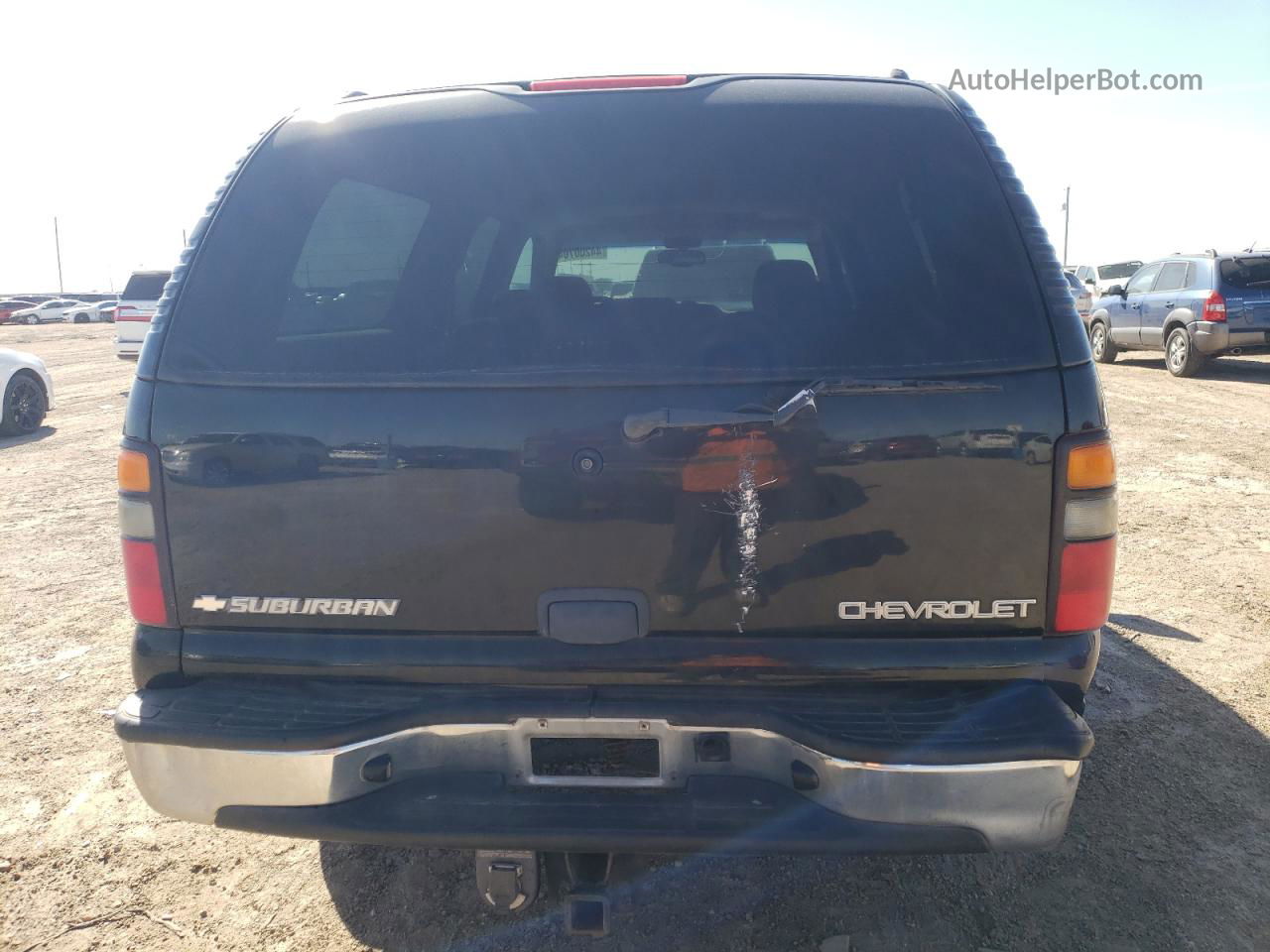 2005 Chevrolet Suburban C1500 Black vin: 3GNEC16Z65G189983