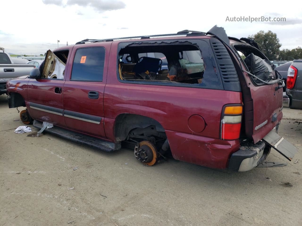 2005 Chevrolet Suburban C1500 Maroon vin: 3GNEC16Z65G215370