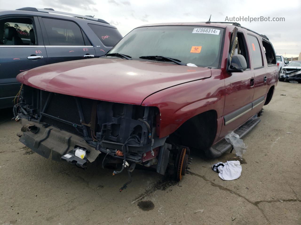 2005 Chevrolet Suburban C1500 Maroon vin: 3GNEC16Z65G215370