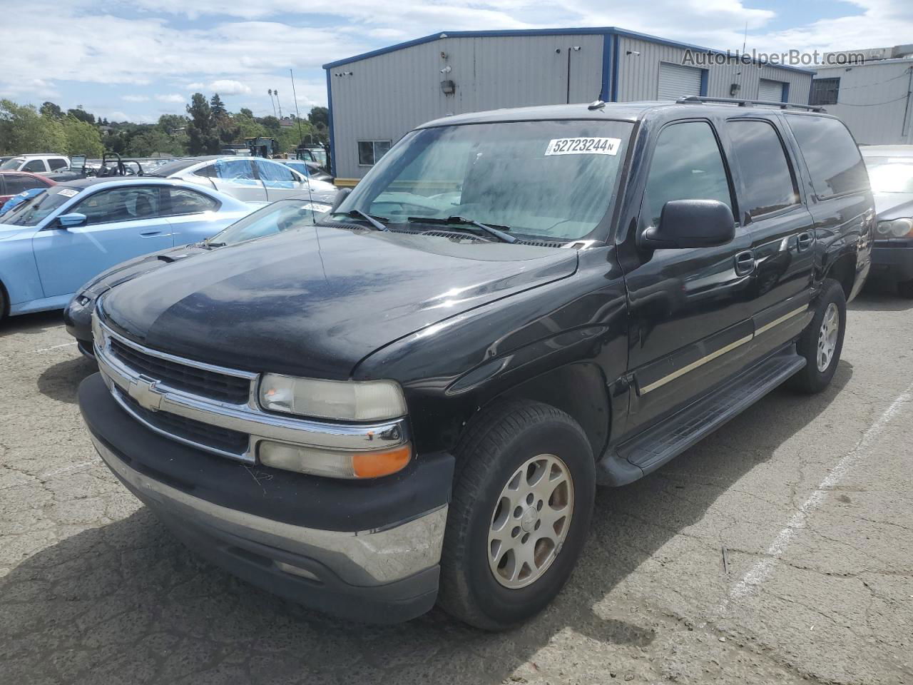 2005 Chevrolet Suburban C1500 Black vin: 3GNEC16Z65G257103