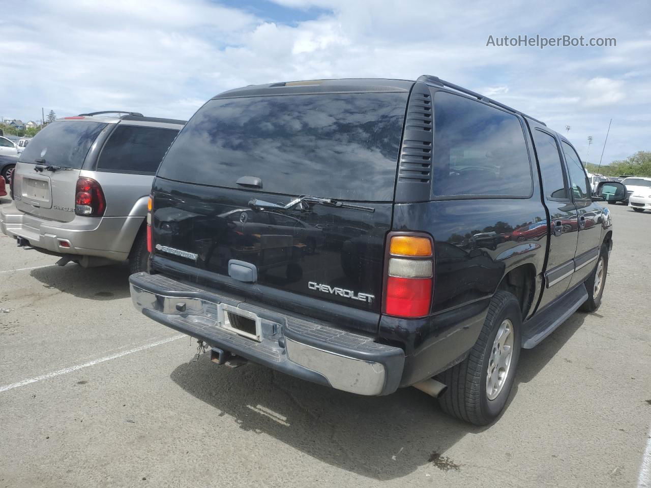 2005 Chevrolet Suburban C1500 Black vin: 3GNEC16Z65G257103