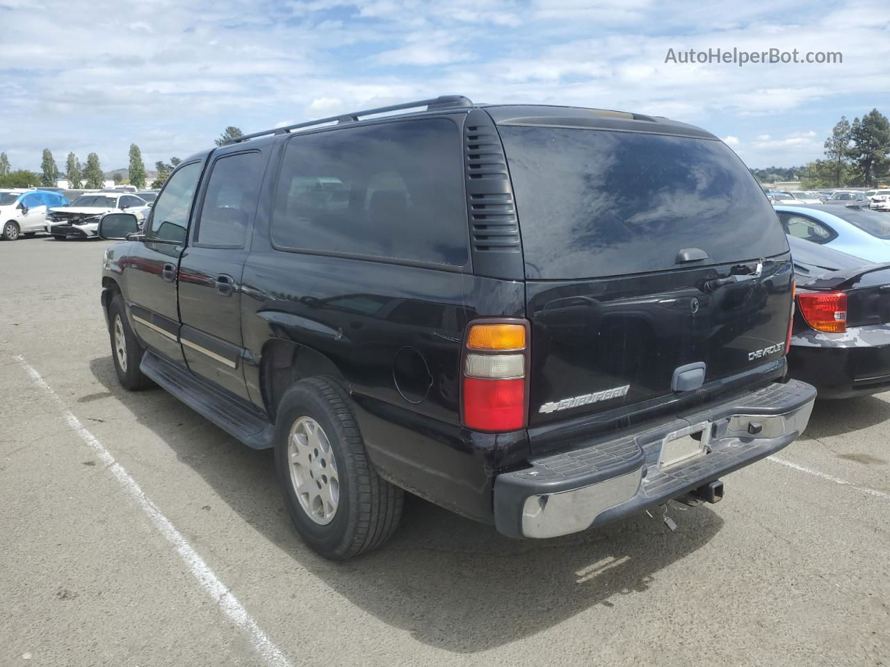 2005 Chevrolet Suburban C1500 Black vin: 3GNEC16Z65G257103