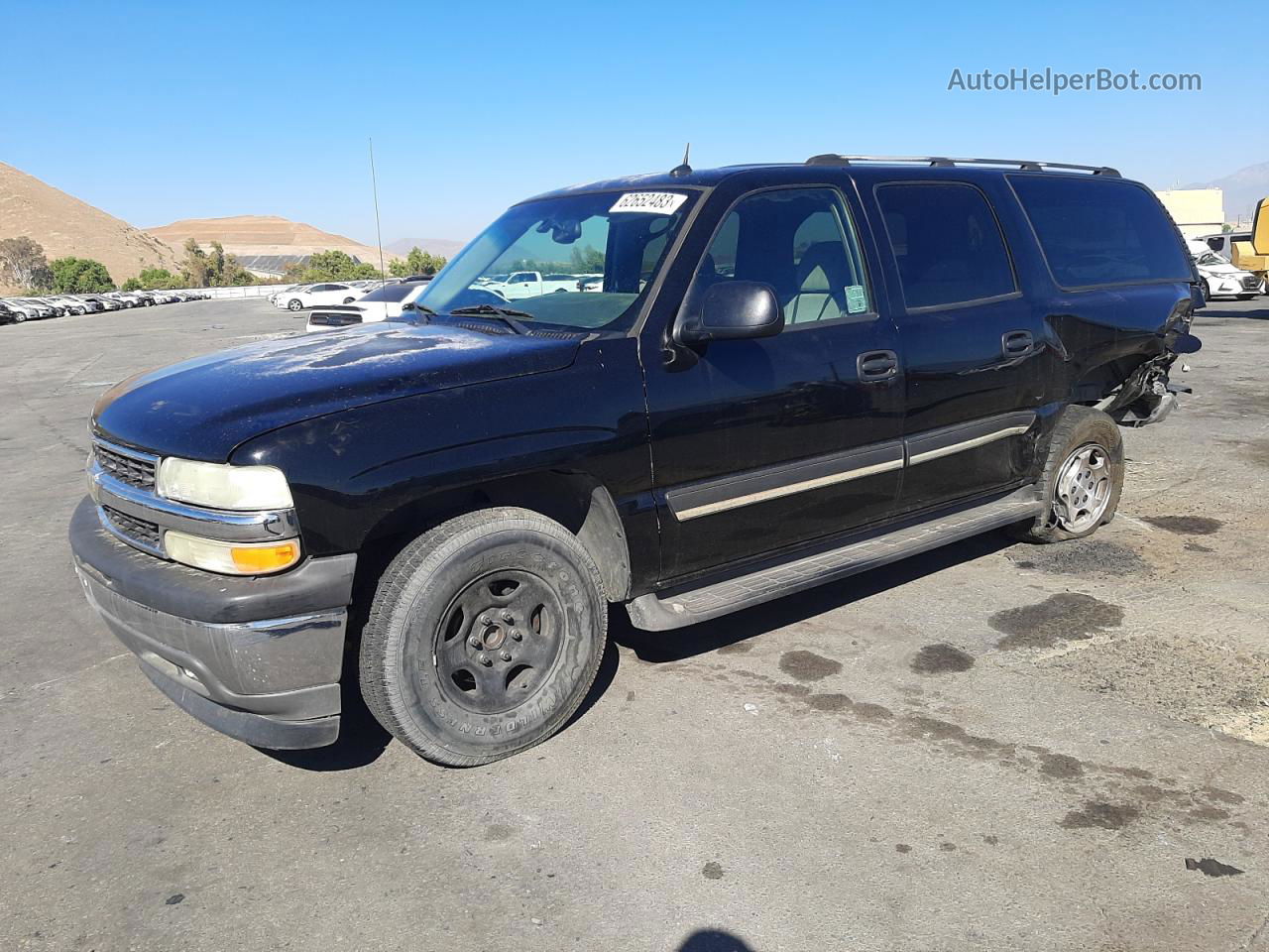 2005 Chevrolet Suburban C1500 Черный vin: 3GNEC16Z75G235403